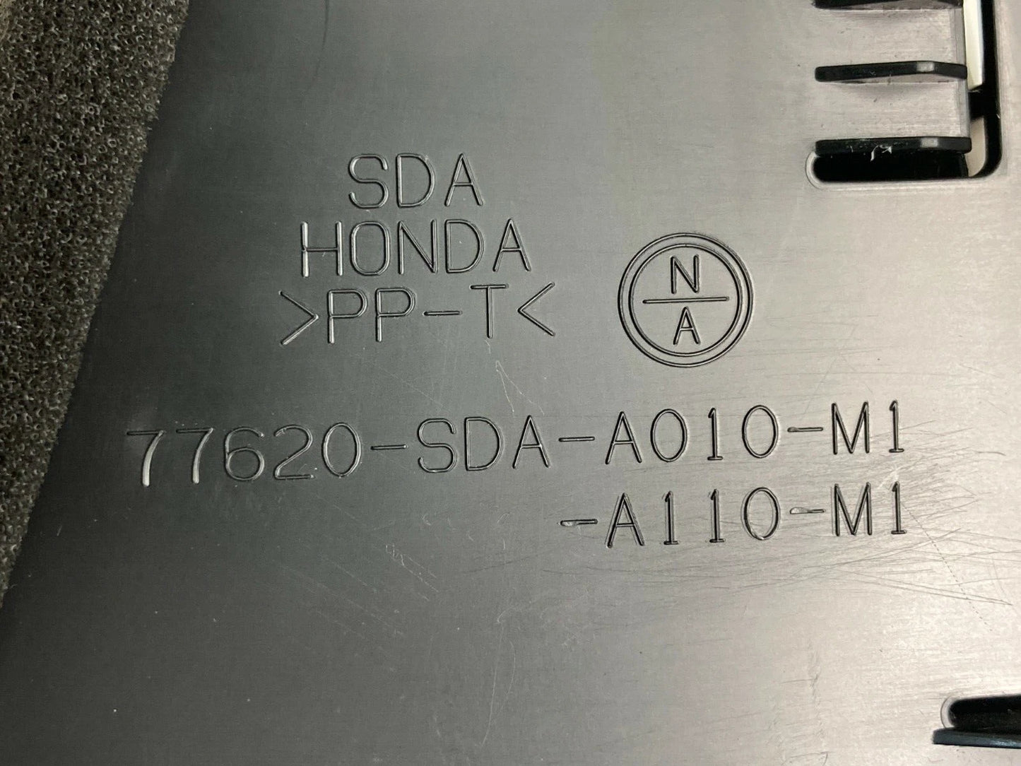 03-07 HONDA ACCORD RIGHT PASSENGER SIDE DASH AC AIR VENT DUCT 77620-SDA-A010-M1