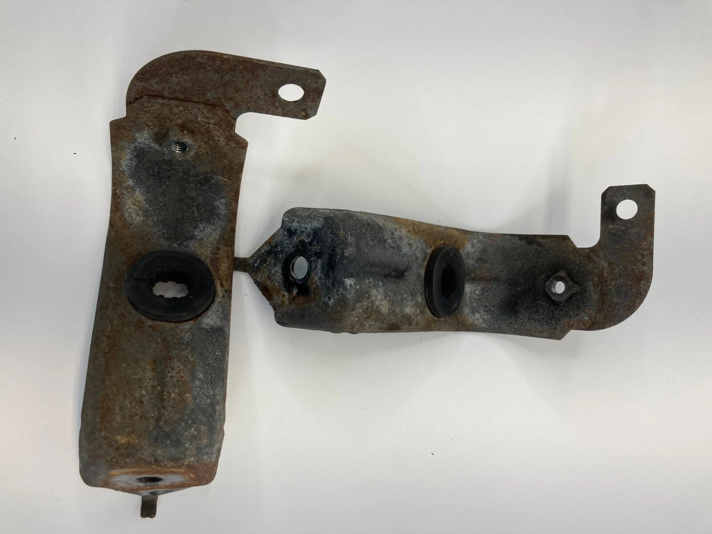 2000-2006 MAZDA MPV A/C AC CONDENSER UPPER MOUNT BRACKET SUPPORT SET PAIR OEM