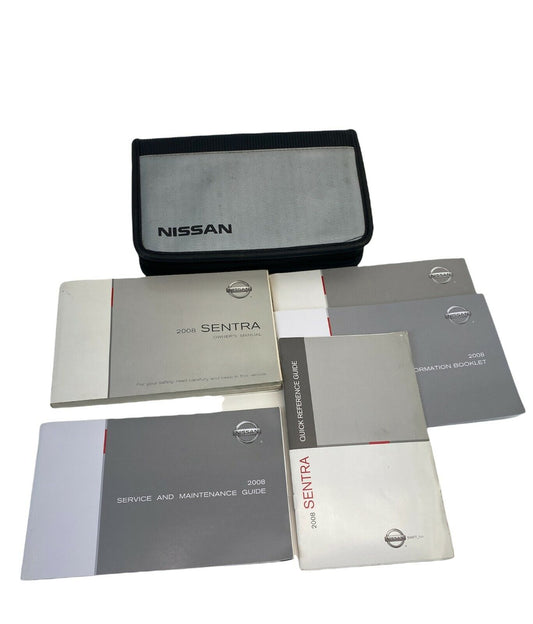 2008 08 Nissan Sentra Sedan Owners Manual Guide Book Warranty Information W Case