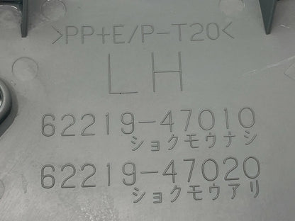 04-09 TOYOTA PRIUS FRONT LEFT DRIVER UPPER CORNER PILLAR TRIM 62219-47020 OEM