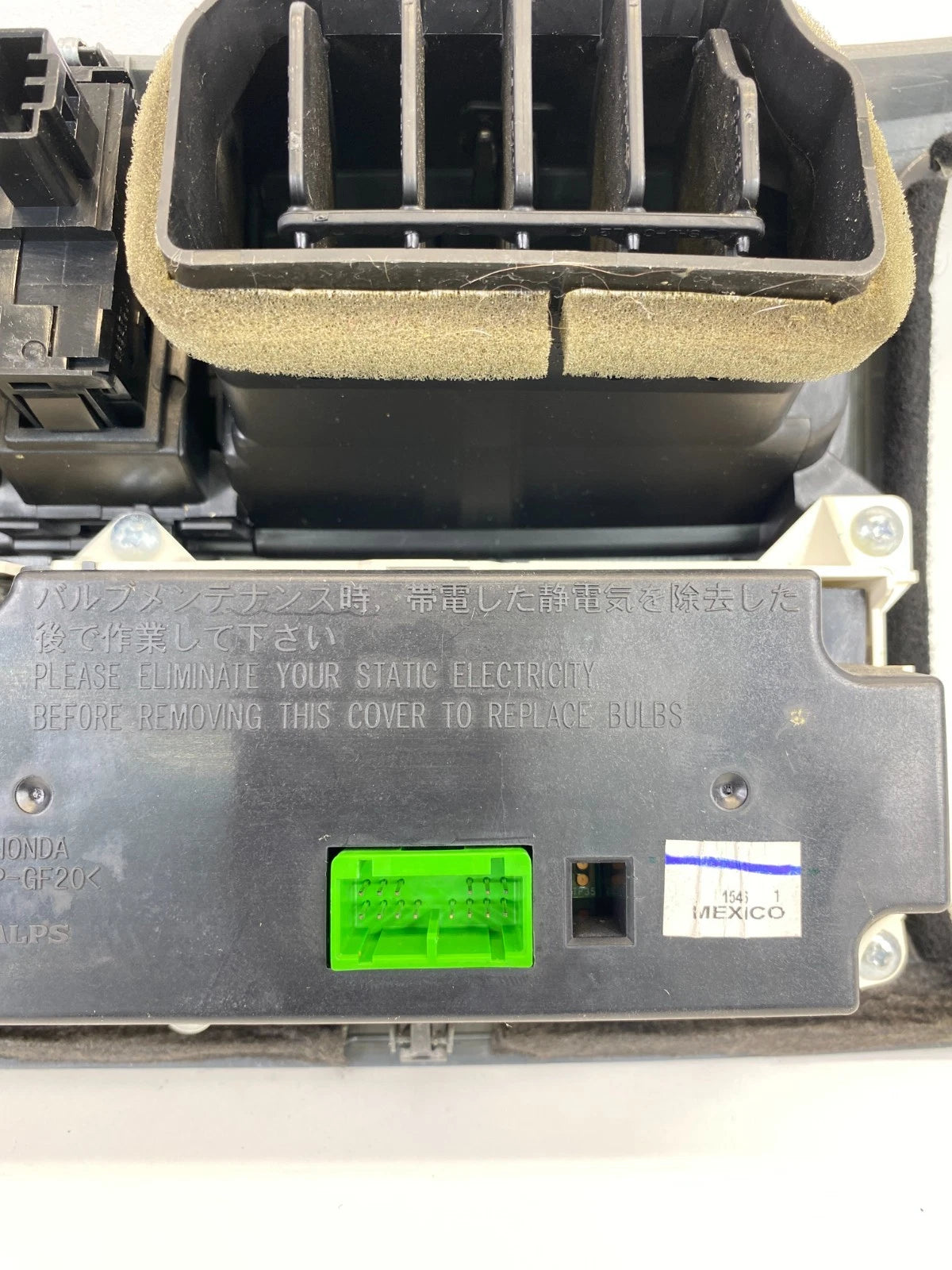 2005-2010 HONDA ODYSSEY MANUAL CLIMATE CONTROL W/ DASH TRIM BEZEL ASSY OEM