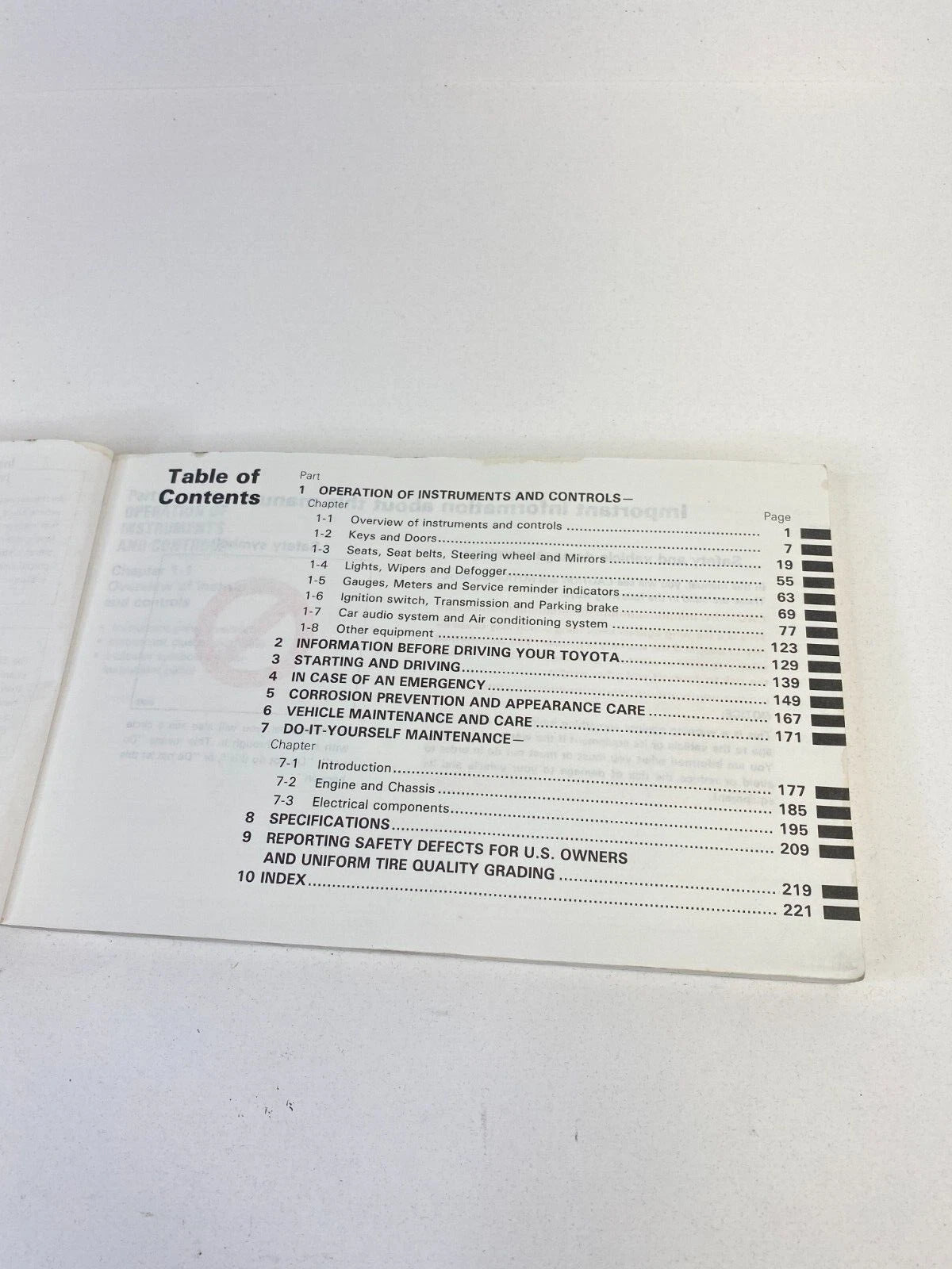 1996 96 TOYOTA CAMRY LE SEDAN OWNERS MANUAL BOOK INFORMATION GUIDE OEM