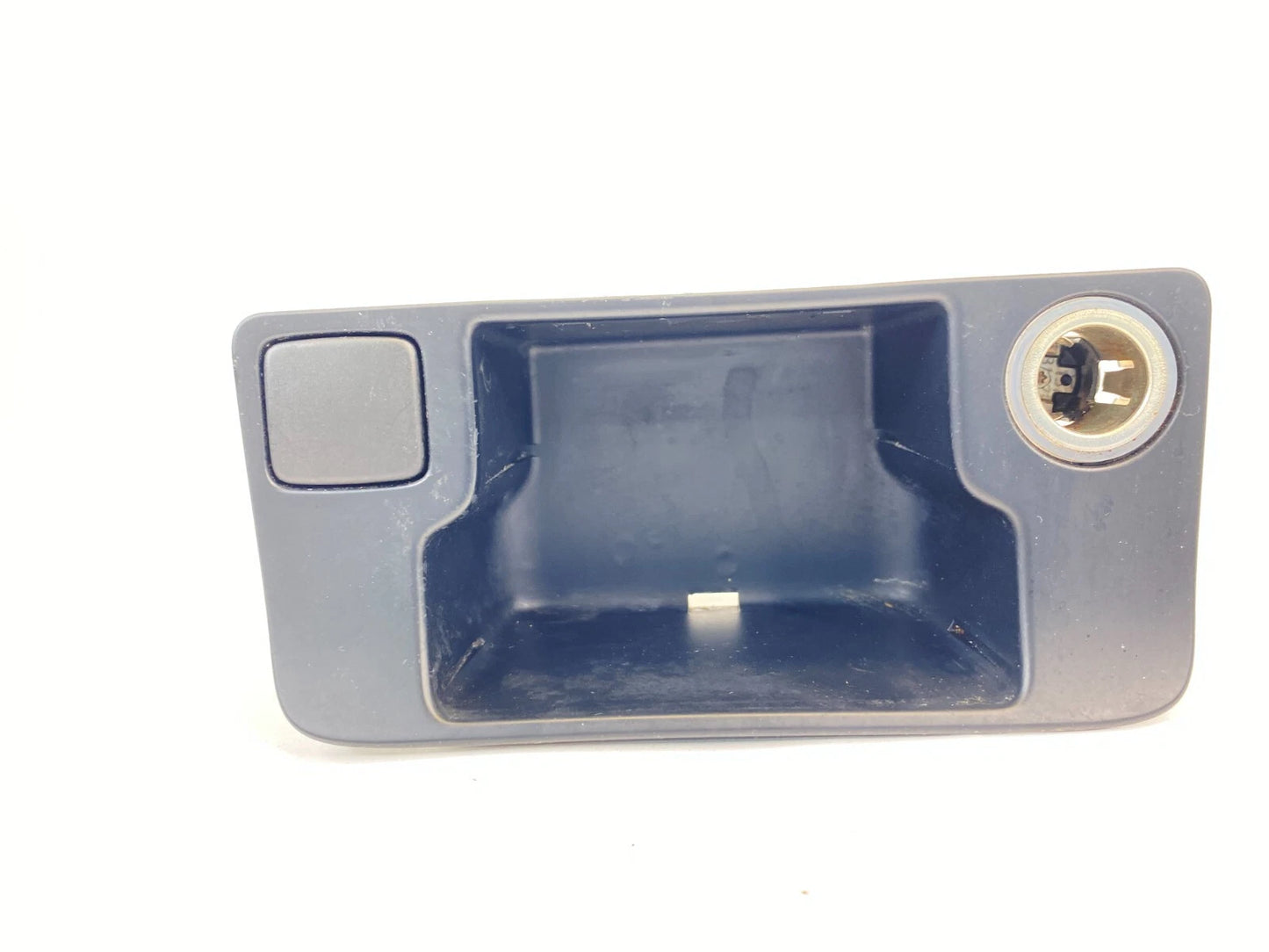 06-09 SAAB 9-5 CENTER CONSOLE ORGANIZER BOX LIGHTER OUTLET BEZEL PANEL 12758684