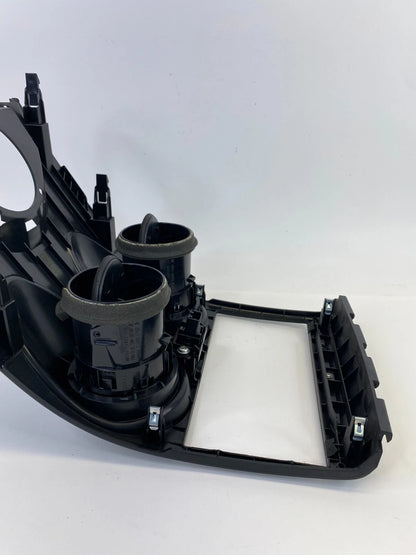 2011-2013 NISSAN ROGUE CENTER DASH RADIO BEZEL TRIM W VENTS BLACK 68260-1VX0A