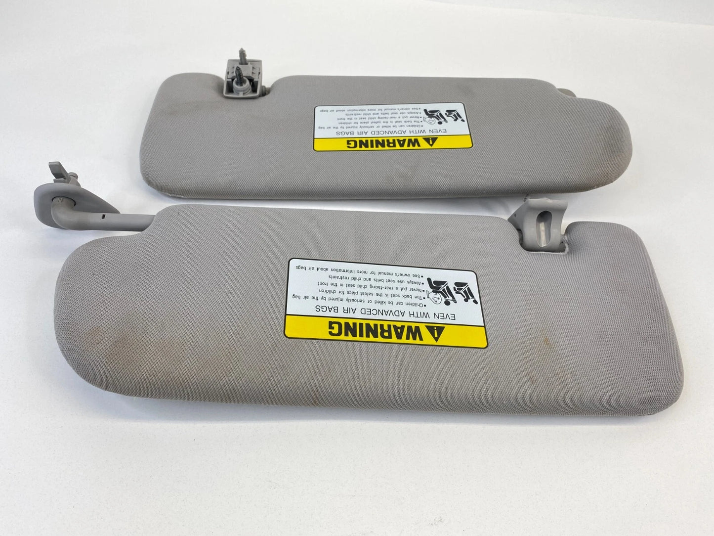 11-14 HYUNDAI SONATA DRIVER PASSENGER SUNVISOR LEFT & RIGHT SUN VISOR SET PAIR