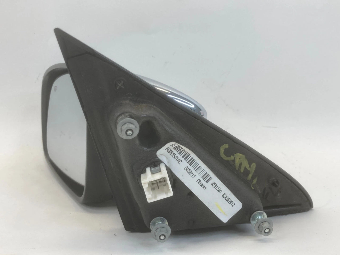 11-14 CHRYSLER 200 FRONT LEFT DRIVER SIDE POWER DOOR MIRROR W/ HEATED CHROME OEM