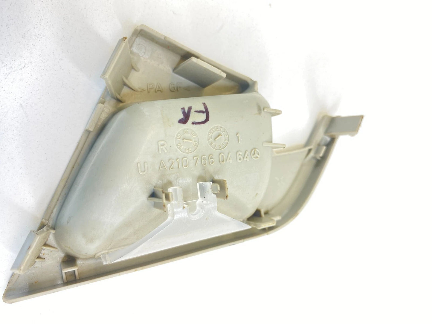 00-03 Mercedes-Benz E 320 Front Right Interior Door Handle Trim Bezel 2107660464