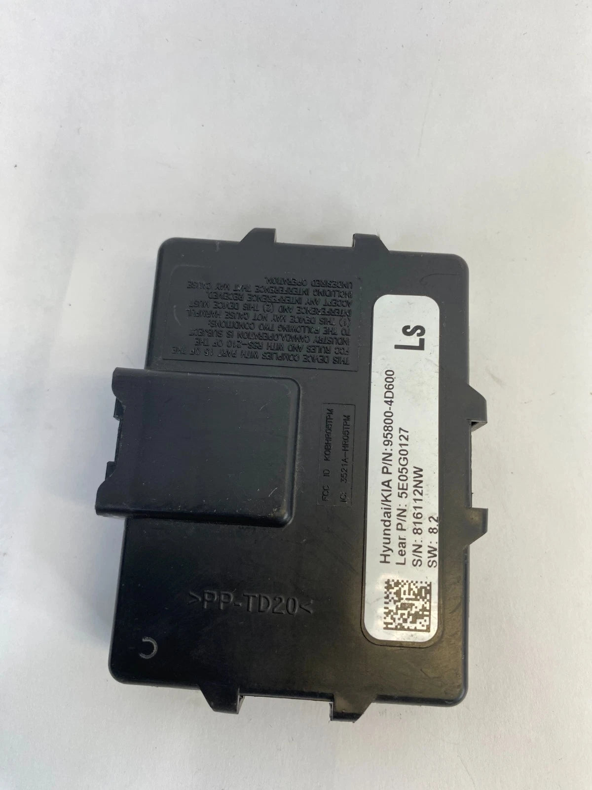 06-10 HYUNDAI ELANTRA 2.0L TPMS TIRE PRESSURE MONITORING MODULE 95800-4D600 OEM