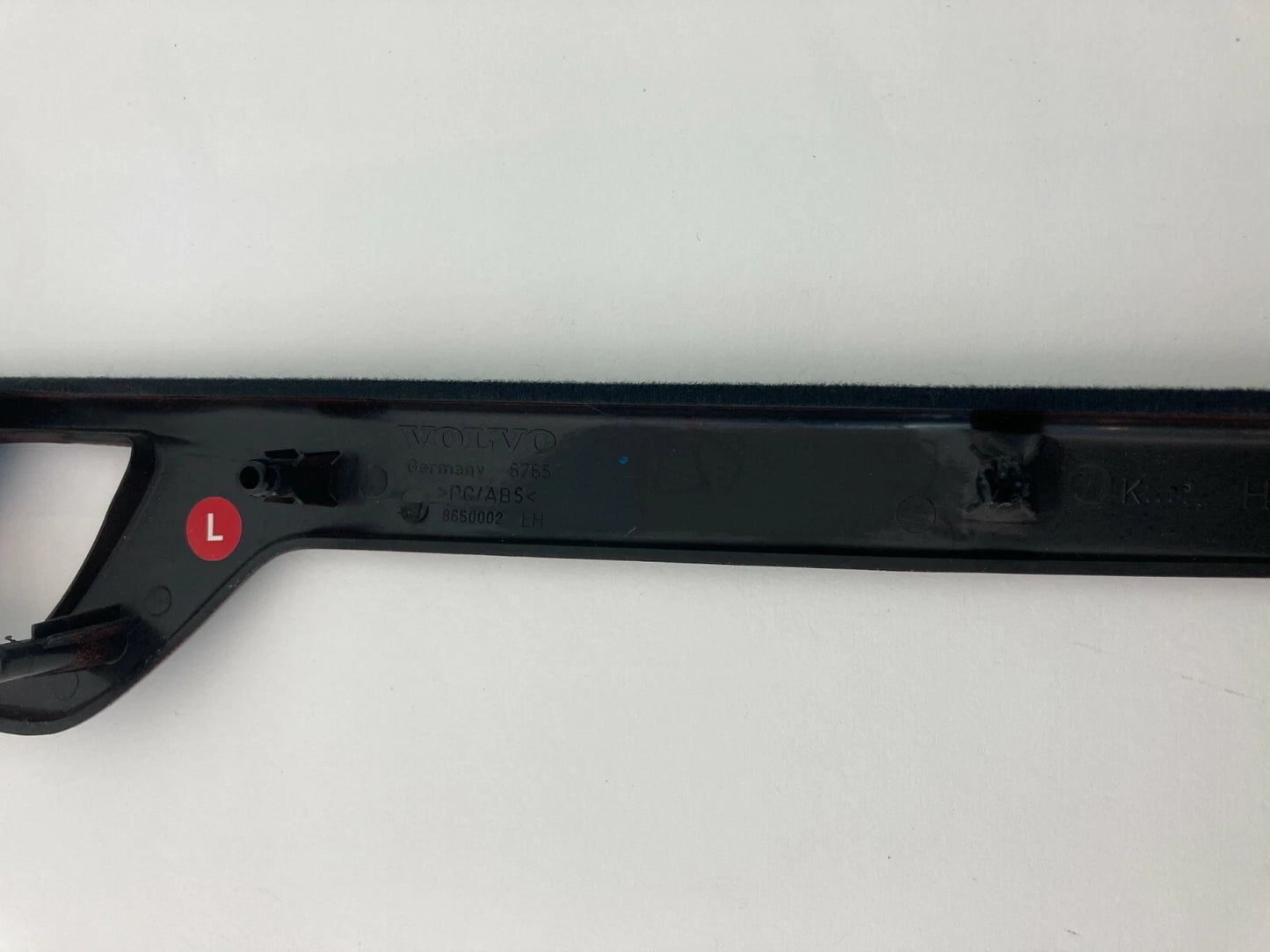 03 04 VOLVO XC70 01-04 S60 REAR LEFT INTERIOR DOOR HANDLE COVER MOLDING TRIM OEM