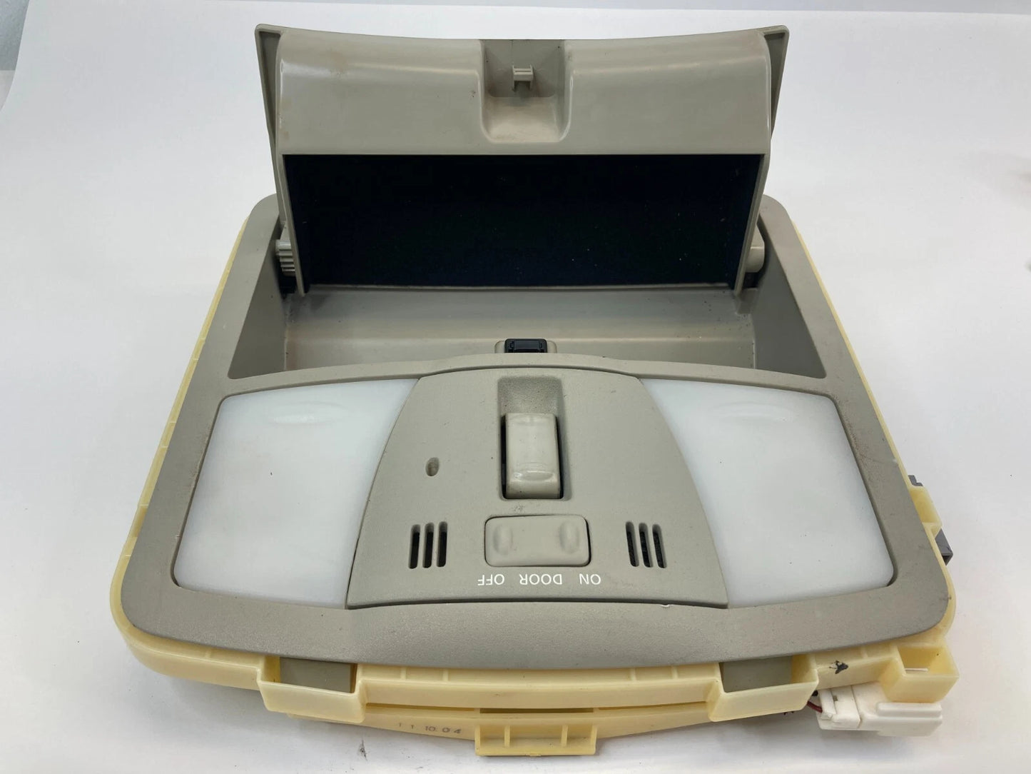 2009-2013 INFINITI G37 SEDAN W SUNROOF OVERHEAD CONSOLE DOME MAP LAMP W STORAGE