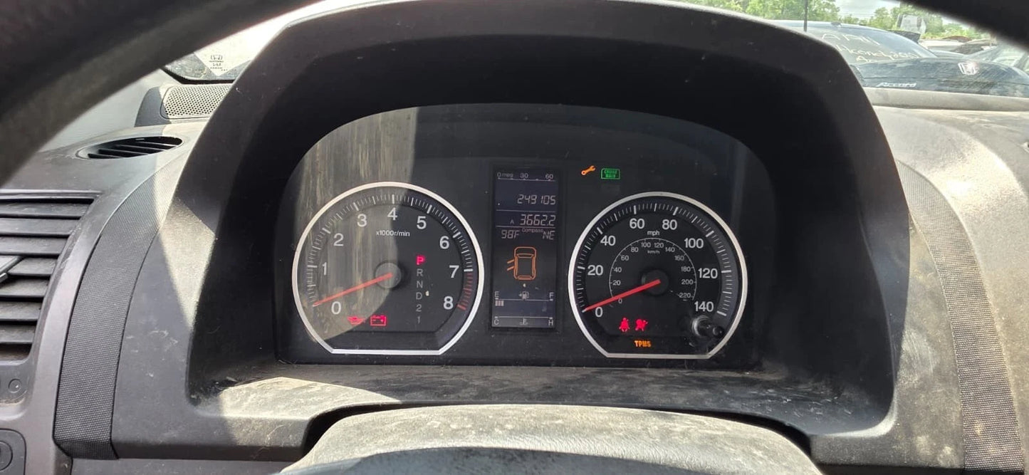 2010 2011 HONDA CR-V DASH PANEL SPEEDOMETER CLUSTER GAUGES 249K MILES 78100-SWA