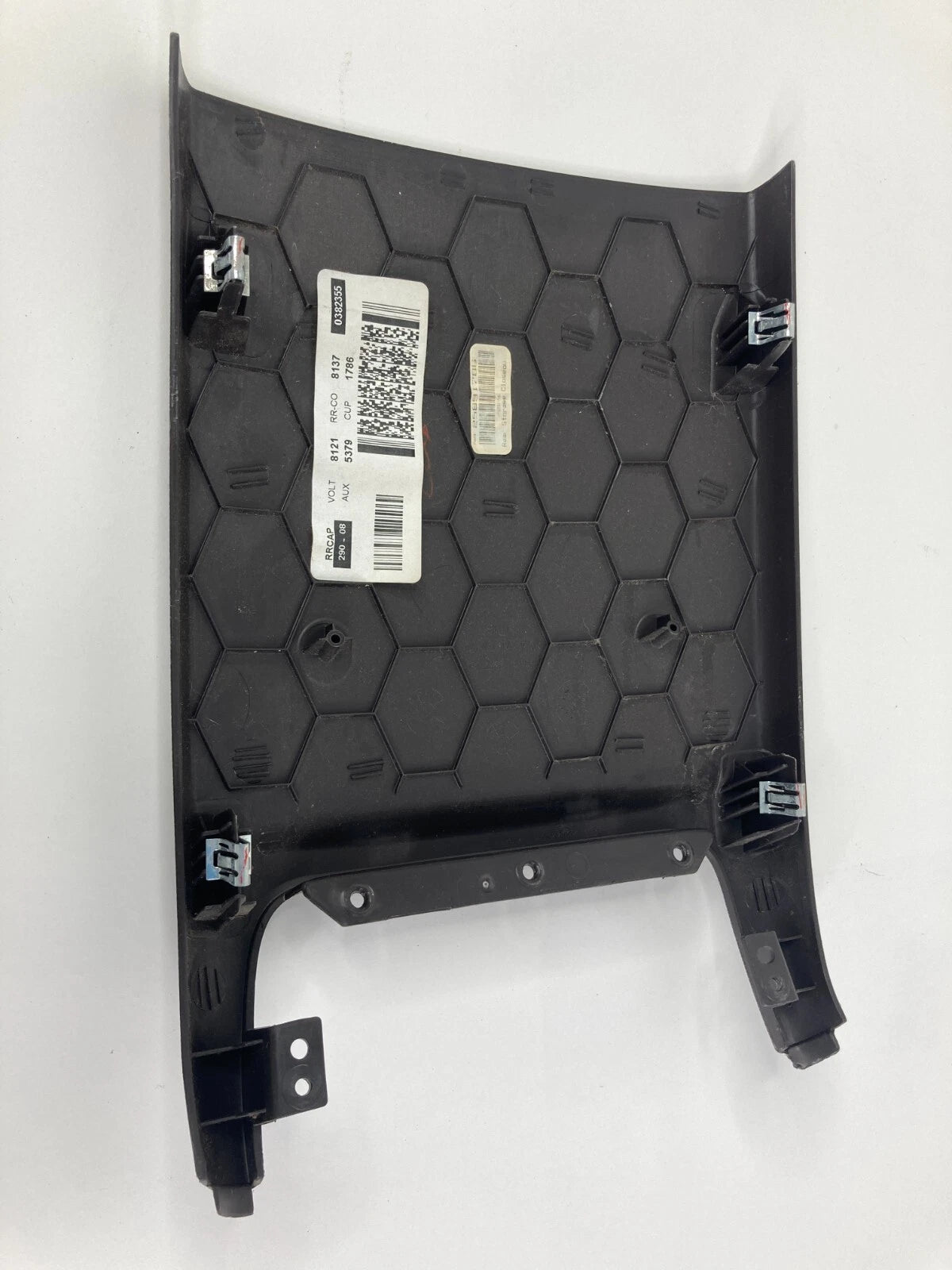 2009-2012 BUICK ENCLAVE REAR CONSOLE COVER POWER OUTLET SWITCH BEZEL 25891786