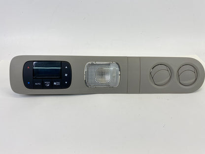 11-13 Honda Odyssey Rear Overhead Dome Map Lamp & Climate Control w/ Air Vent