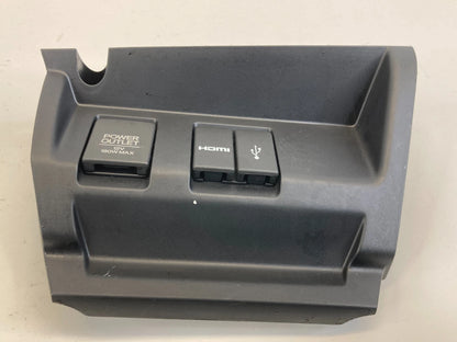 2015-2020 HONDA FIT DASH LOWER POWER OUTLET HDMI USB INPUT W/ BEZEL TRIM OEM