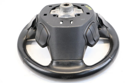 2011 SUZUKI KIZASHI 2.4L LEATHER STEERING WHEEL PADDLE SHIFTER BLACK OEM