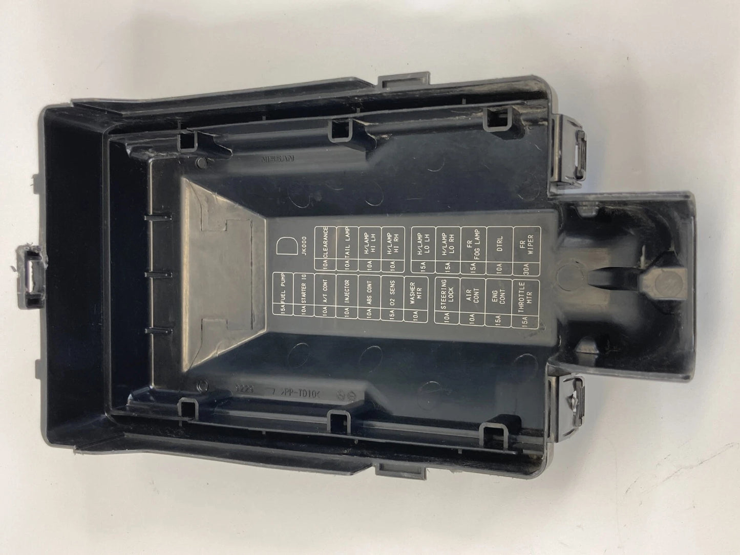 07 08 INFINITI G35 3.5L V6 AT ENGINE FUSE BOX RELAY JUNCTION COVER PANEL OEM