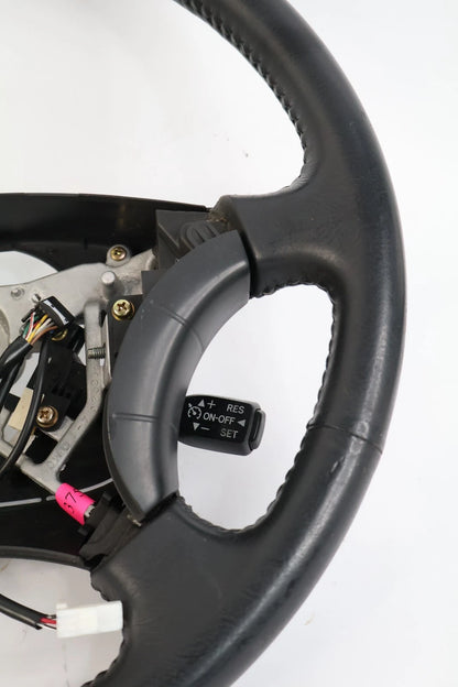 2003 2004 2005 TOYOTA 4RUNNER STEERING WHEEL W/ CRUISE CONTROL BLACK LEATHER OEM