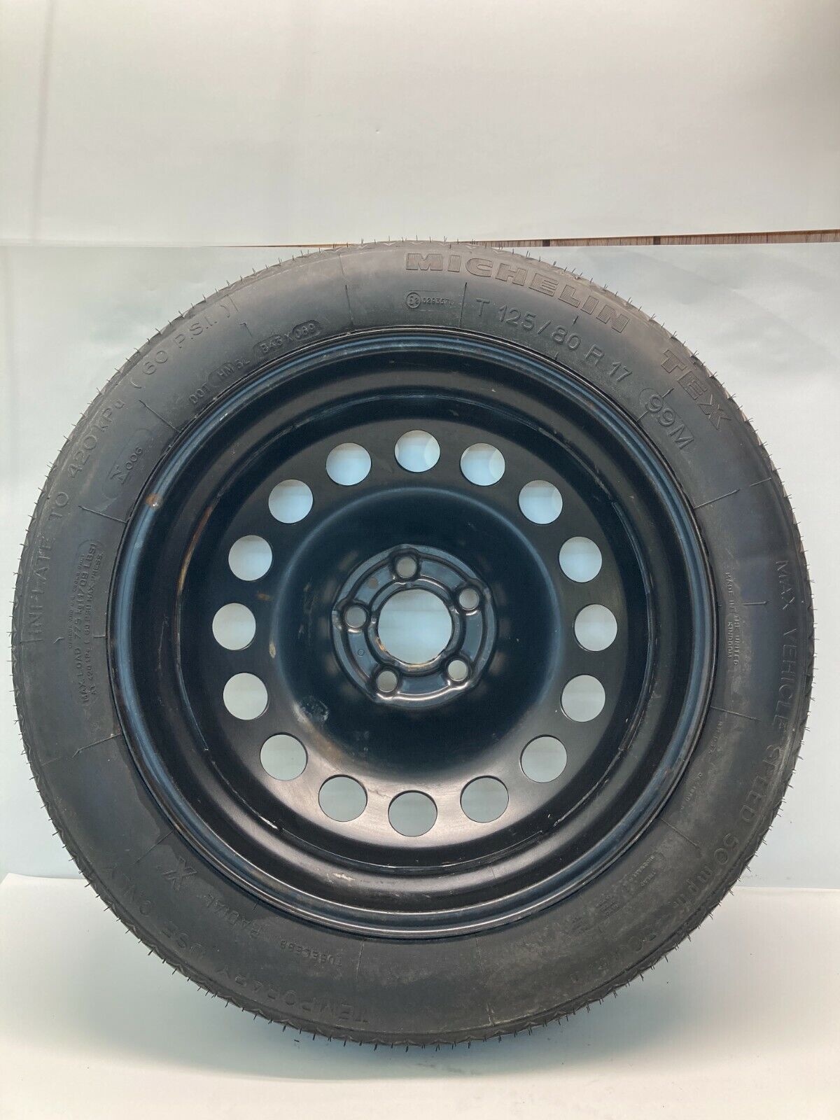 1999-2006 Volvo S80 Compact Spare Tire Wheel Tim Donut TI25/80R17 OEM