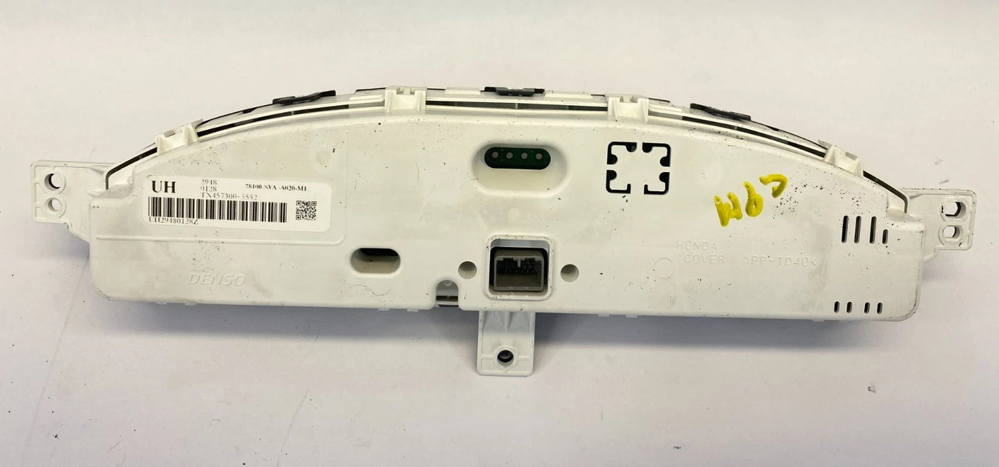 2007-2011 HONDA CIVIC DASH UPPER CLUSTER SPEEDOMETER DISPLAY 179.163 MILES OEM