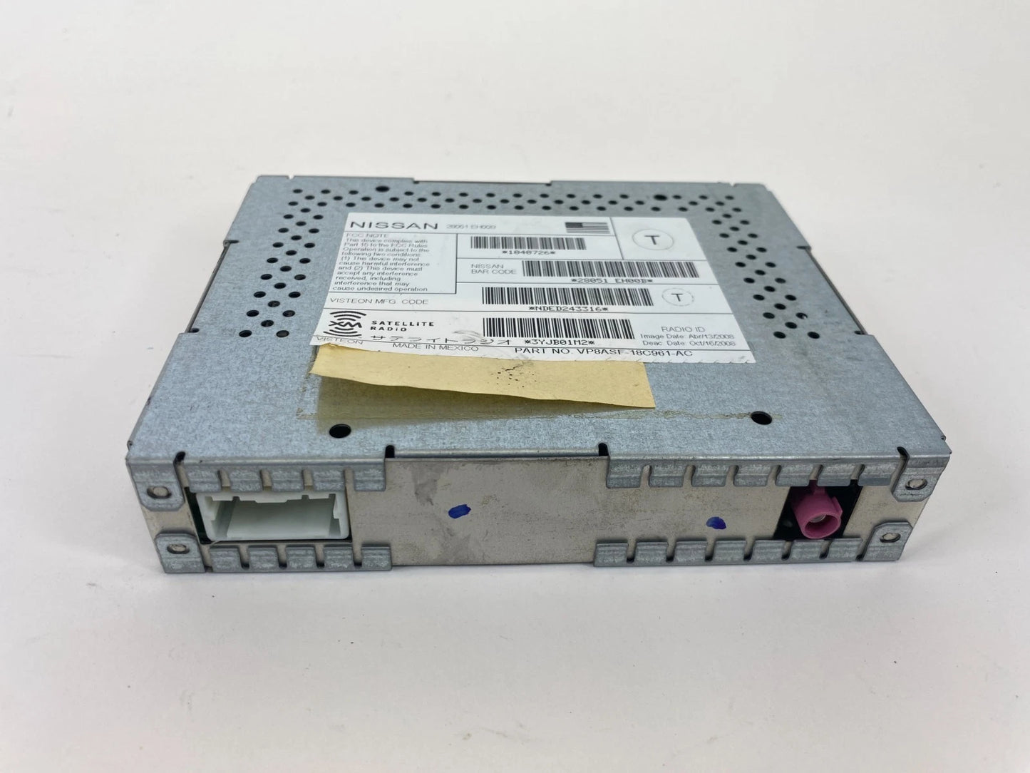 2005-2008 INFINITI G35 FX45 RADIO RECEIVER SATELLITE MODULE UNIT 28051-EH00B OEM