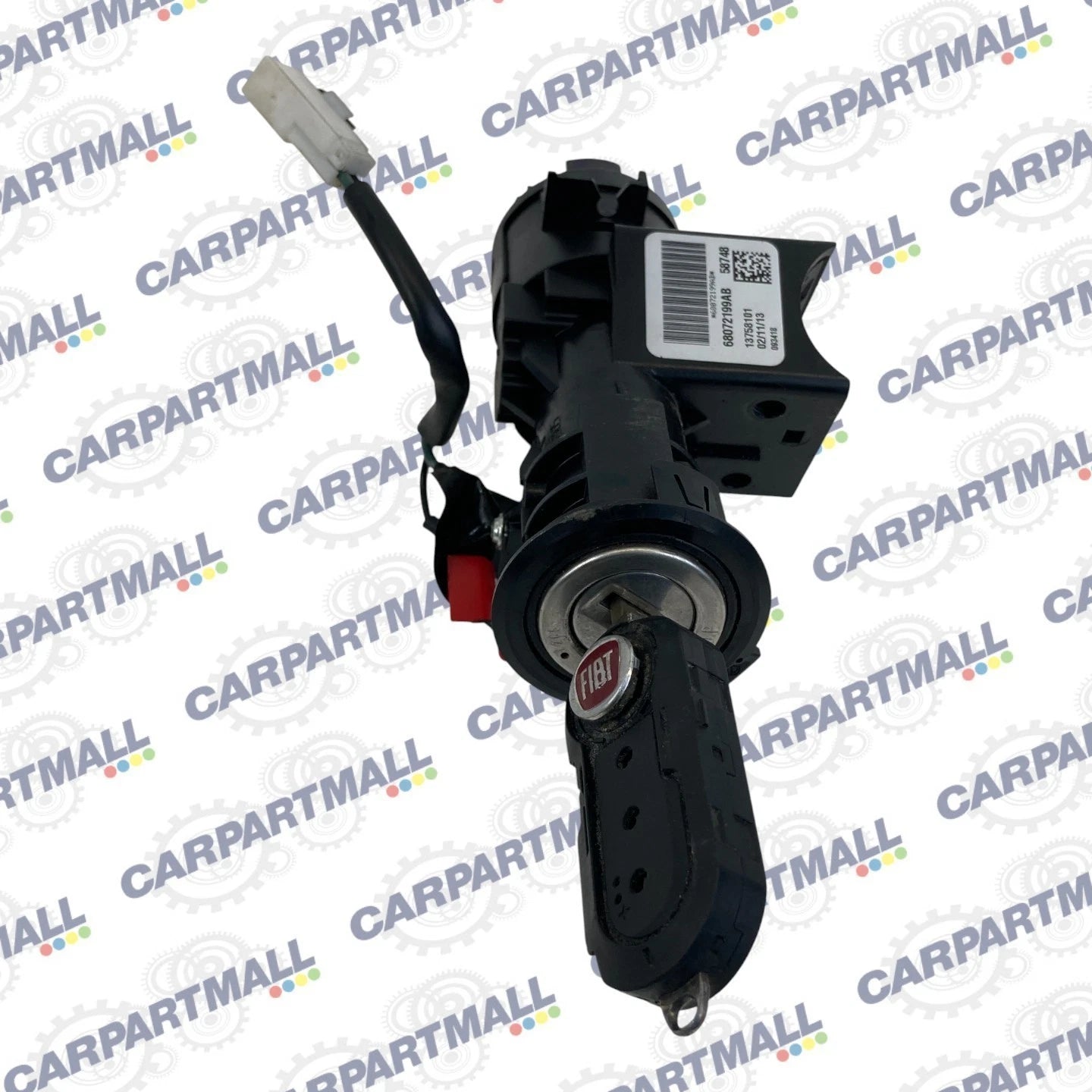 2012-2019 FIAT 500 1.4L A/T IGNITION SWITCH LOCK CYLINDER W/ KEY 68072199AB OEM