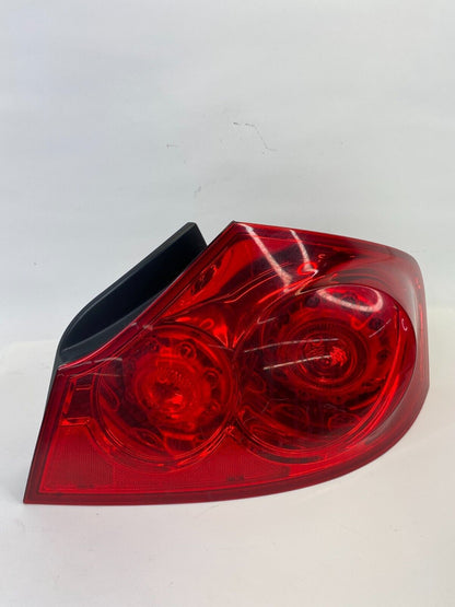 2009-2013 Infiniti G37 Sedan Rear Right Passenger Side Tail Light Taillight Lamp