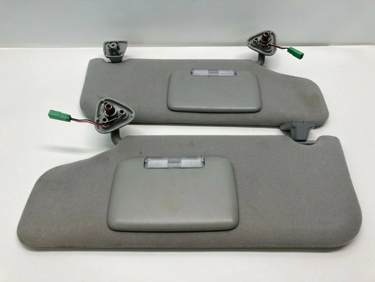 05 06 07 FORD FREESTYLE SUNVISOR LEFT & RIGHT SUN VISOR SHADE SET PAIR CLOTH OEM