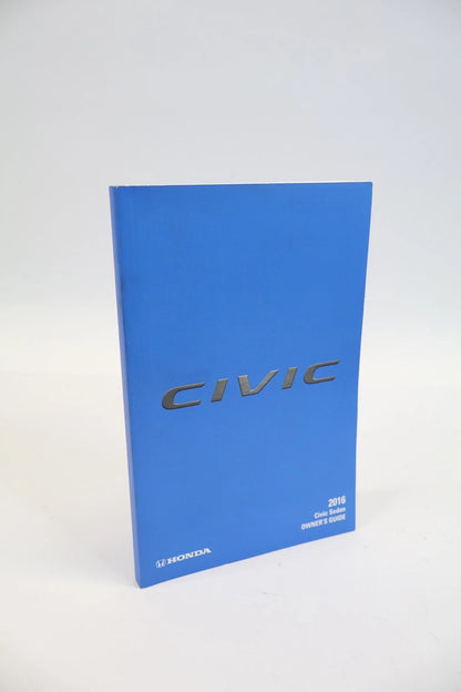 2016 HONDA CIVIC SEDAN OWNER'S MANUAL REFERENCE GUIDE INFORMATION W/ CASE OEM