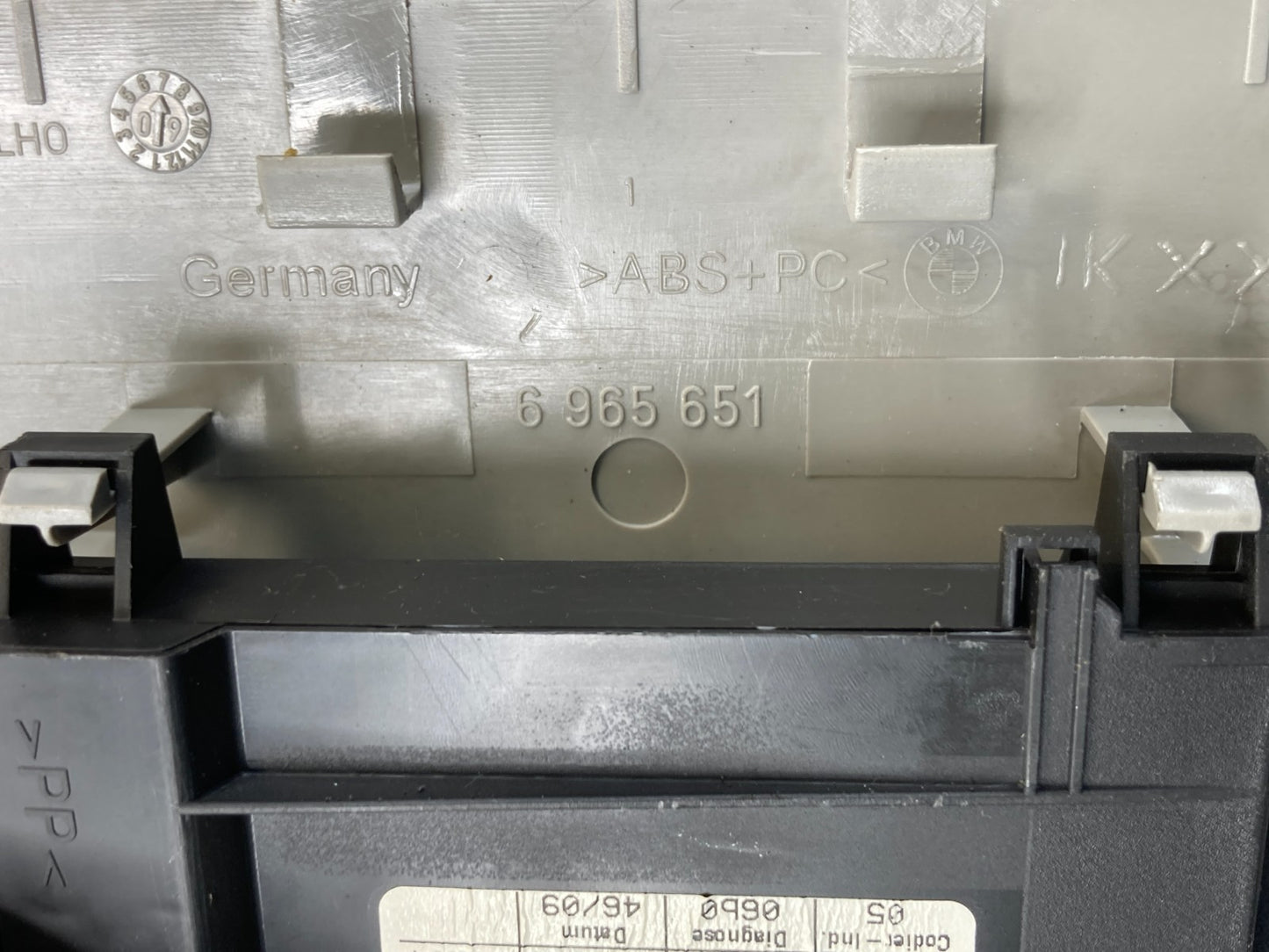 09 10 BMW 535i xDrive Alarm System Ultra Sonic Module Unit W/ Cover 65759149673