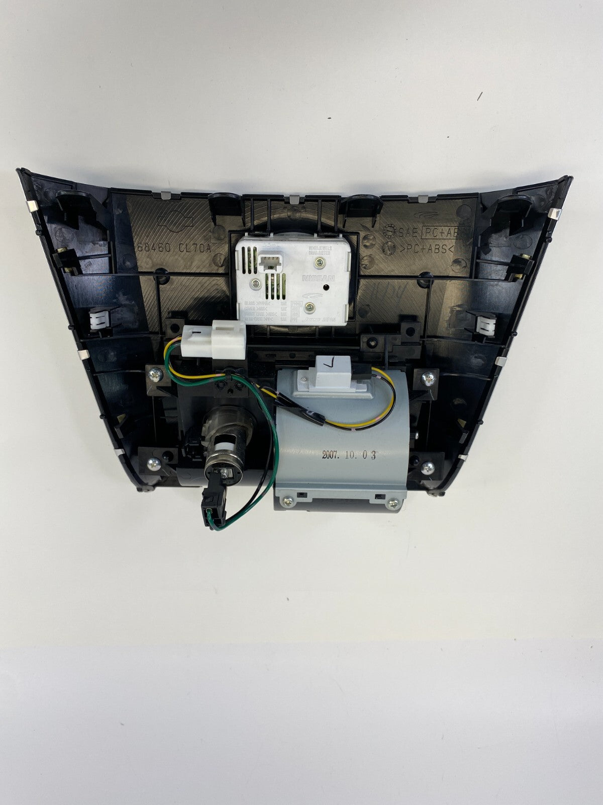 2007 2008 Infiniti FX35 Center Console Clock Storage Bezel Trim 68460-CL70A OEM