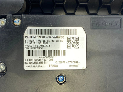2009 FORD ESCAPE BLUETOOTH SYNC TELECOMS MODULE FRONT OEM FACTORY 9L8T-14B428-BC
