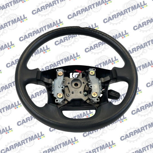 2005-2010 KIA SPORTAGE STEERING WHEEL 4 SPOKE BLACK W/ CRUISE CONTROL SWITCH OEM