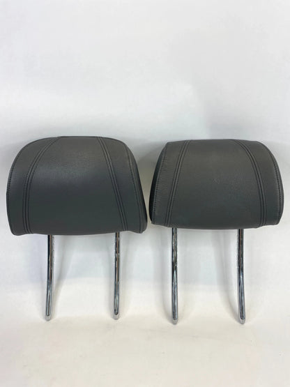 2008 BMW 335XI 07-09 335I COUPE FRONT LEFT & RIGHT SEAT HEADREST SET LEATHER OEM