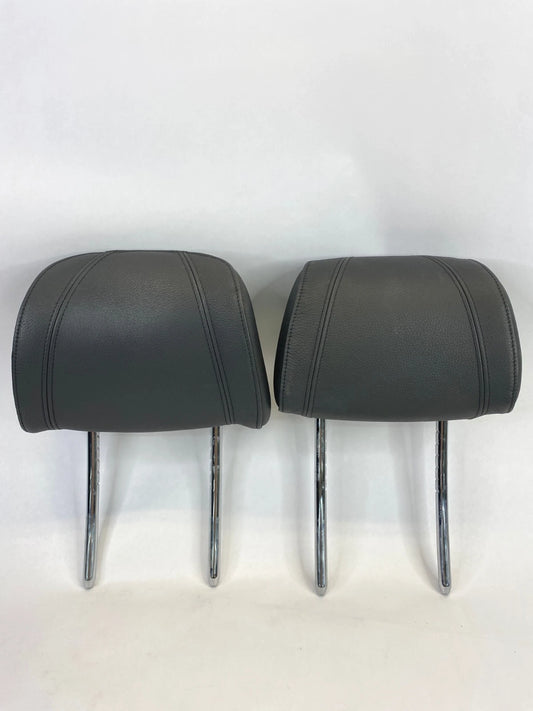 2008 BMW 335XI 07-09 335I COUPE FRONT LEFT & RIGHT SEAT HEADREST SET LEATHER OEM