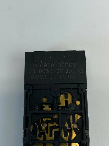 03 04 LAND ROVER DISCOVERY HAZARD WARNING LIGHT CONTROL SWITCH BUTTON YUG000730P