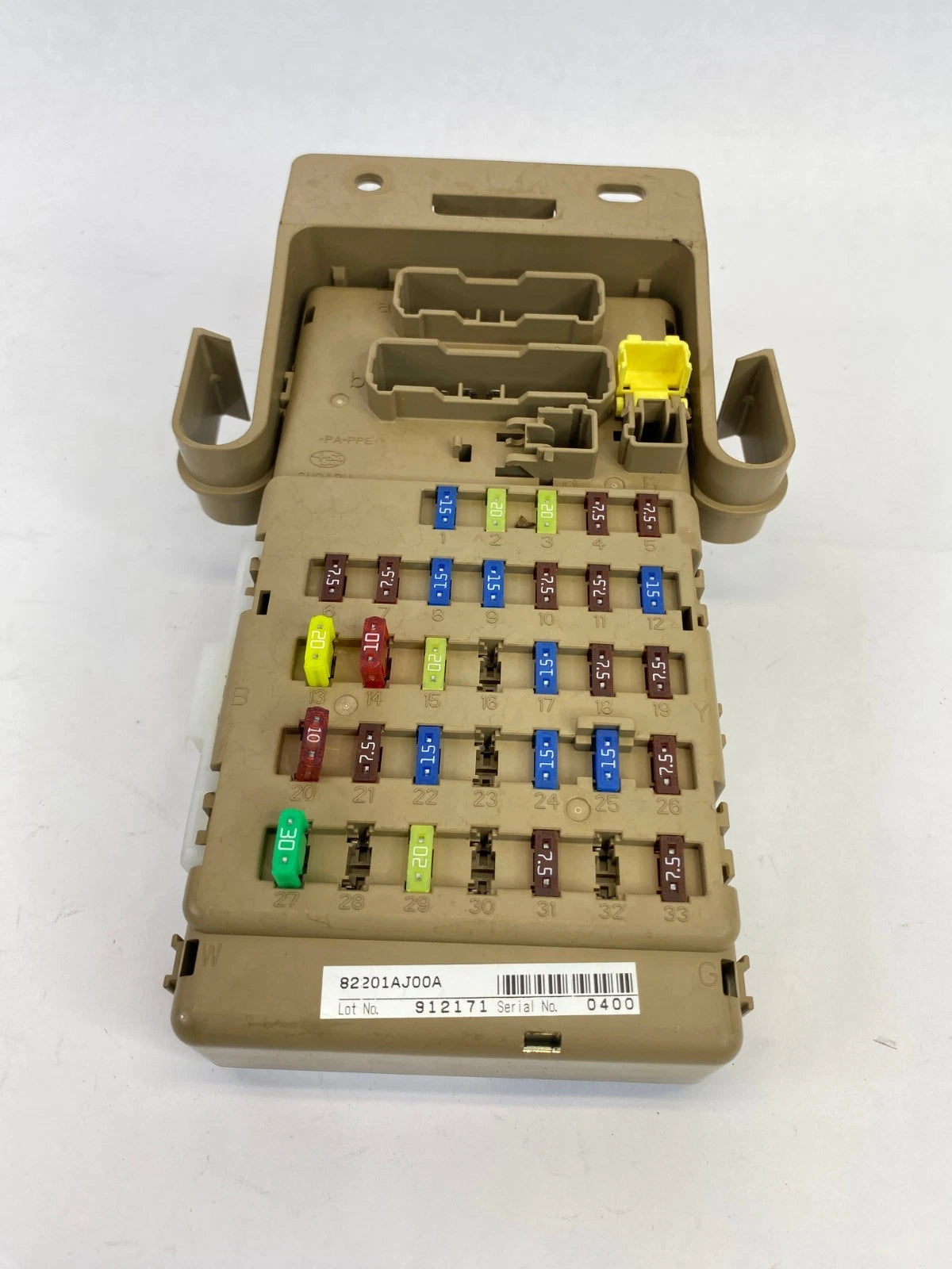 2010-2012 SUBARU OUTBACK INTERIOR FUSE BOX JUNCTION BLOCK MODULE 82201AJ00A OEM