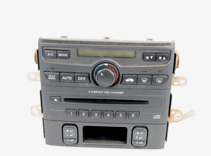03-05 HONDA PILOT DASH AC CLIMATE CONTROL CD PLAYER RECEIVER & SEAT SWITCH PANEL