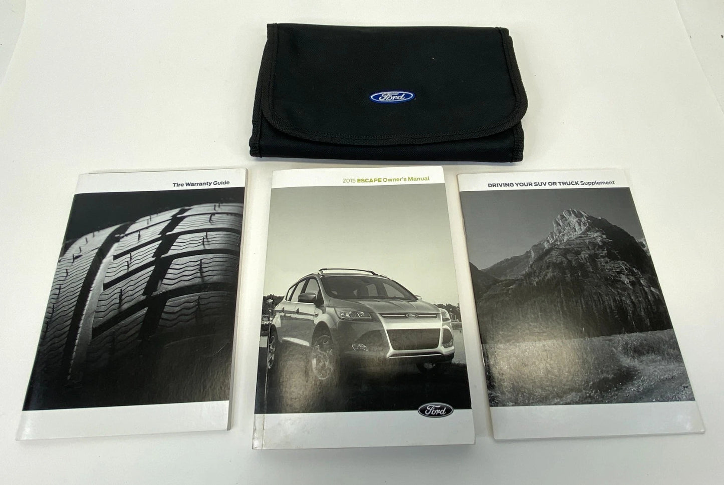 2015 15 FORD ESCAPE OWNER'S MANUAL GUIDE BOOK NFORMATION W/ CASE HOLDER OEM