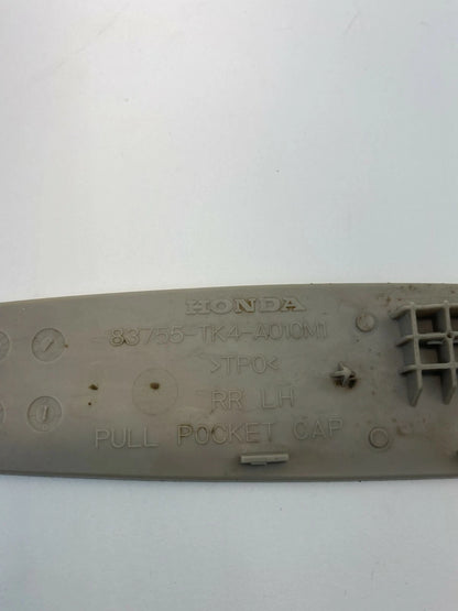 2009 10 11 12 13 2014 ACURA TL REAR LEFT PULL POCKET CAP COVER TRIM 83755-TK4-A0