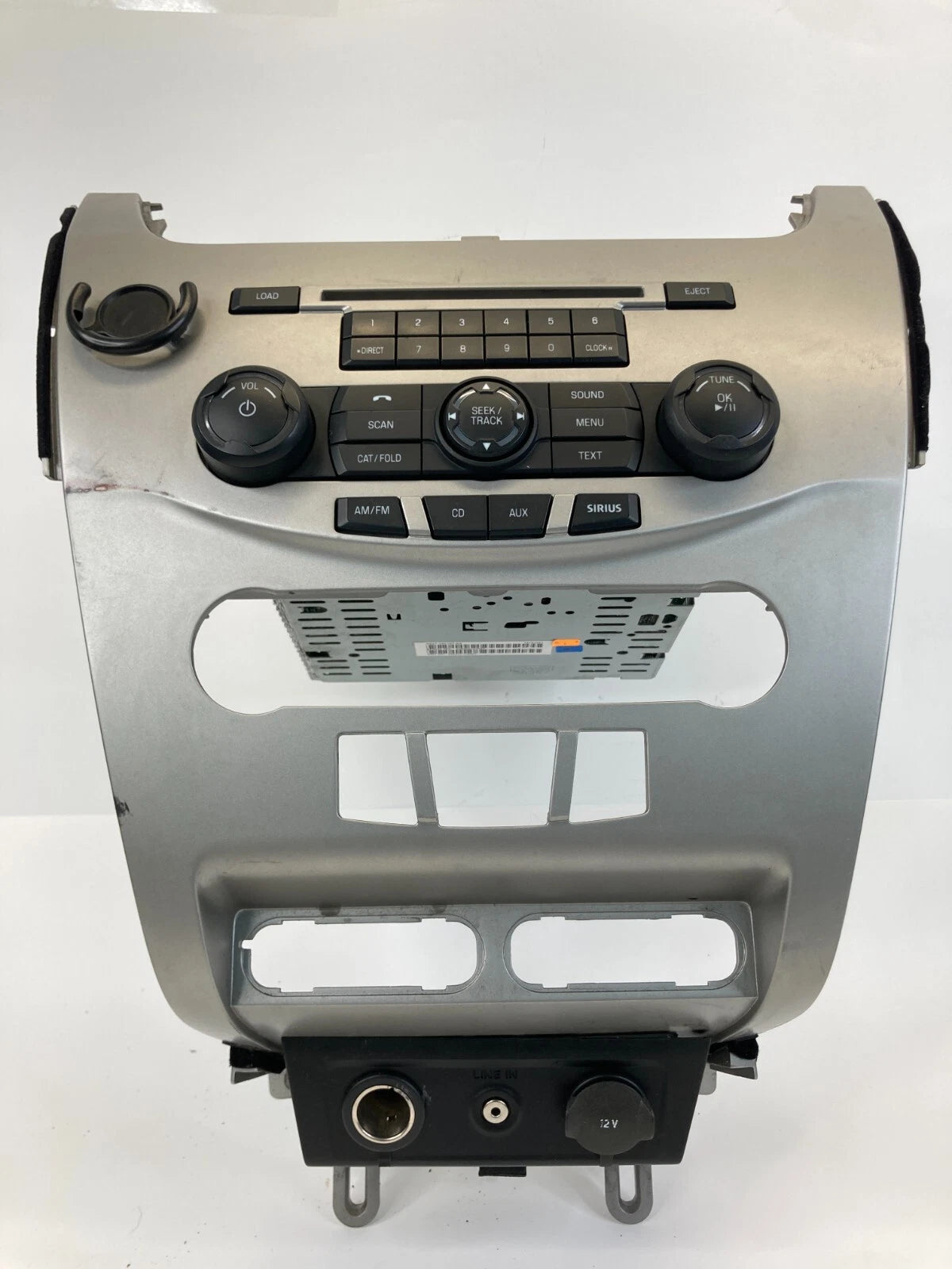 2009-2011 FORD FOCUS RADIO CD PLAYER PANEL UNIT W/ FACE PLATE AS4T-19C157-AA OEM