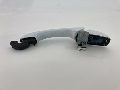 11-14 Chrysler 200 Sedan Rear Right Back Exterior Outer Door Handle White RR RH