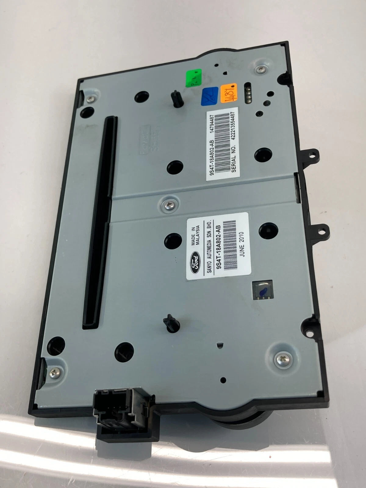 2009 2010 2011 Ford Focus Radio Control Panel Face Plate 9S4T18A802AB OEM