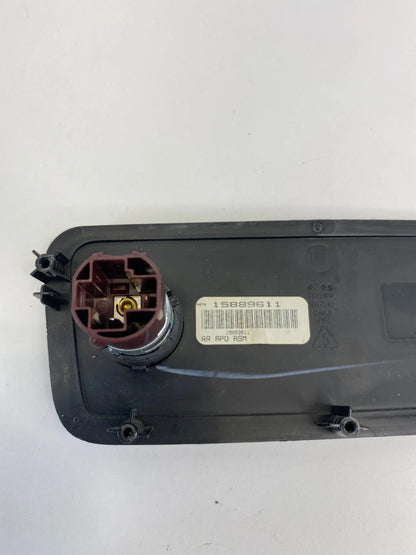 09-12 CHEVROLET TRAVERSE REAR CENTER CONSOLE BEZEL POWER OUTLET OEM 15889611