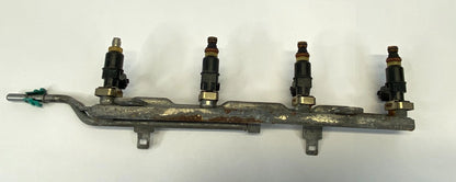 03-07 HONDA ACCORD 02-11 CIVIC 2.4L AT ENGINE FUEL RAIL W/ 4 FUEL INJECTORS OEM