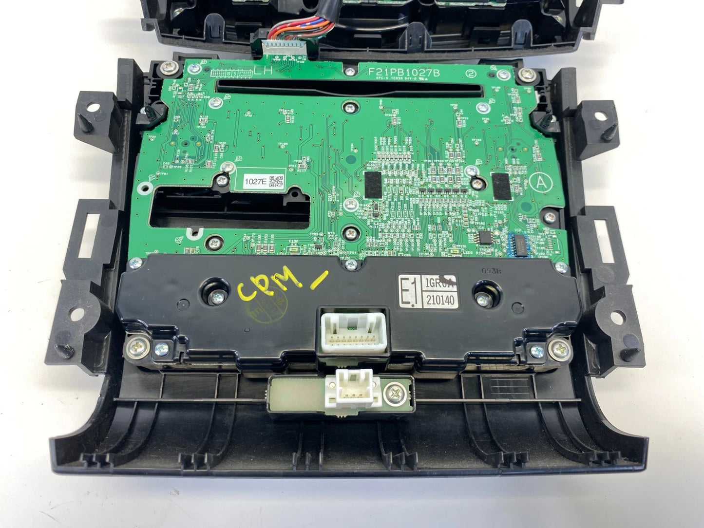 2009 10 11 2012 NISSAN MURANO AM/FM RADIO CD PLAYER FACEPLATE CLIMATE CONTROL