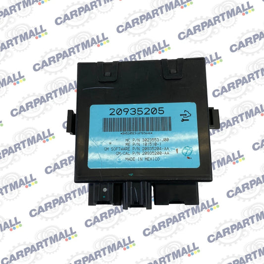2009-2012 GMC ACADIA POWER LIFTGATE TAILGATE CONTROL MODULE UNIT 20935205 OEM