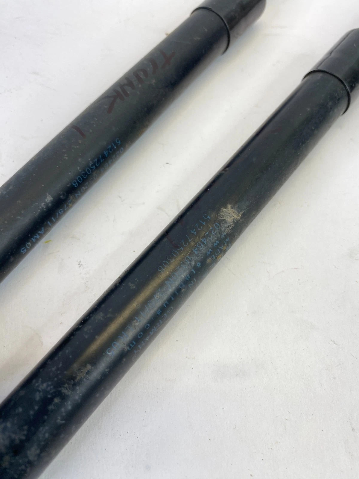 2009-2013 BMW 328I XDRIVE REAR TRUNK LID LIFT SUPPORTS PAIR SET OF 2 OEM