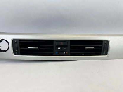 07 08 BMW 335XI CENTER DASH AIR VENT PANEL W/ LOCK DTC HAZARD SWITCH 64229151166