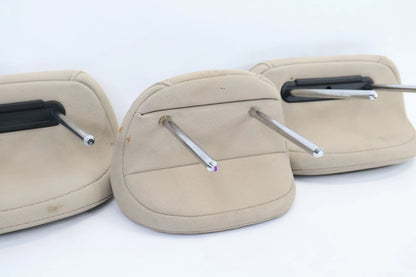 06-11 HYUNDAI ACCENT GLS SEDAN REAR 2ND ROW HEADREST HEAD REST SET OF 3 BEIGE