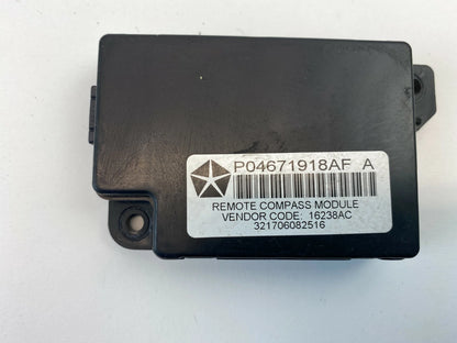 2008 2009 CHRYSLER TOWN & COUNTRY REMOTE COMPASS CONTROL MODULE UNIT OEM